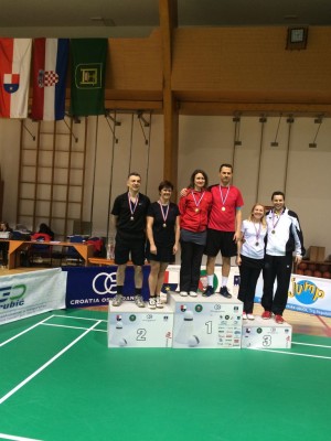 Vugrinec četverostruki veteranski prvak Hrvatske u badmintonu