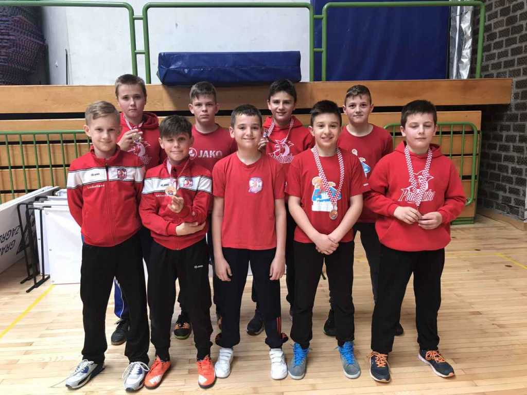 Dva srebra i tri bronce osvojili su mlađi dječaci Podravke na Prvenstvu Hrvatske