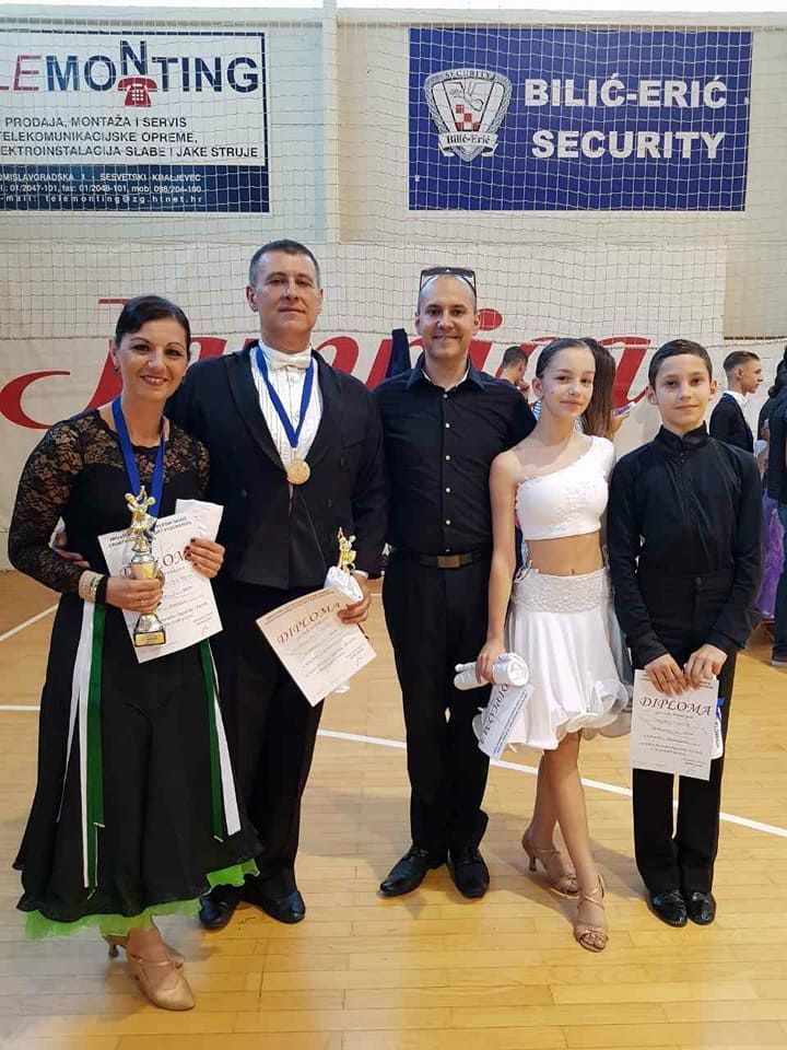 Državni prvaci PRH u 10 sportskih plesova Marina Tomac-Rojčević i Neno Rojčević