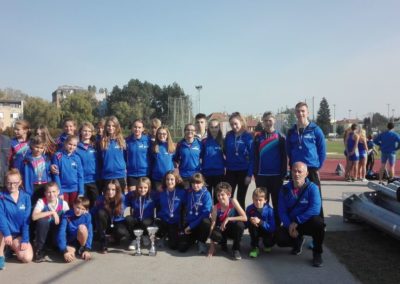 Devet medalja sa Pojedinačnog prvenstava Hrvatske atletske lige Sjever