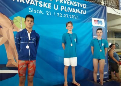 7 ODLIČJA ZA PLIVAČKI KLUB CERINE U SISKU