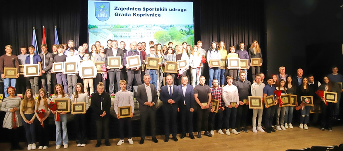 Proglašeni najuspješniji sportaši, sportašice i sportske ekipa grada Koprivnice u 2023. godini