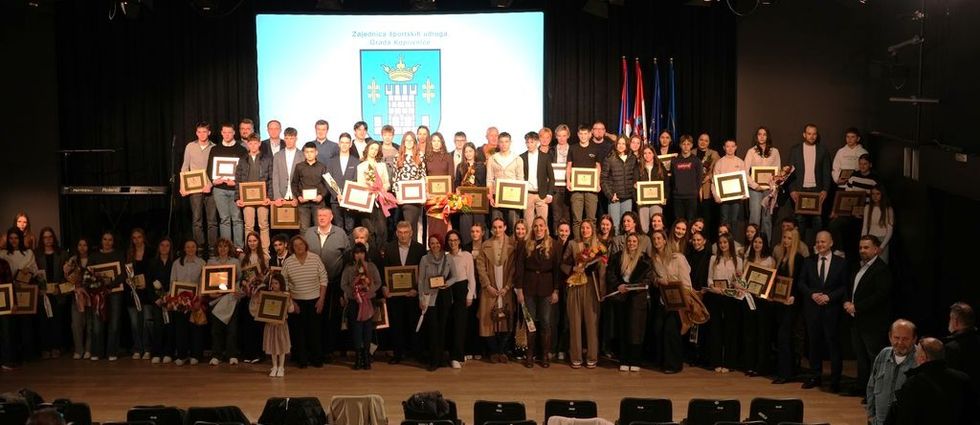 Proglašeni najuspješniji sportaši, sportašice i sportske ekipe Koprivnice u 2025. godini