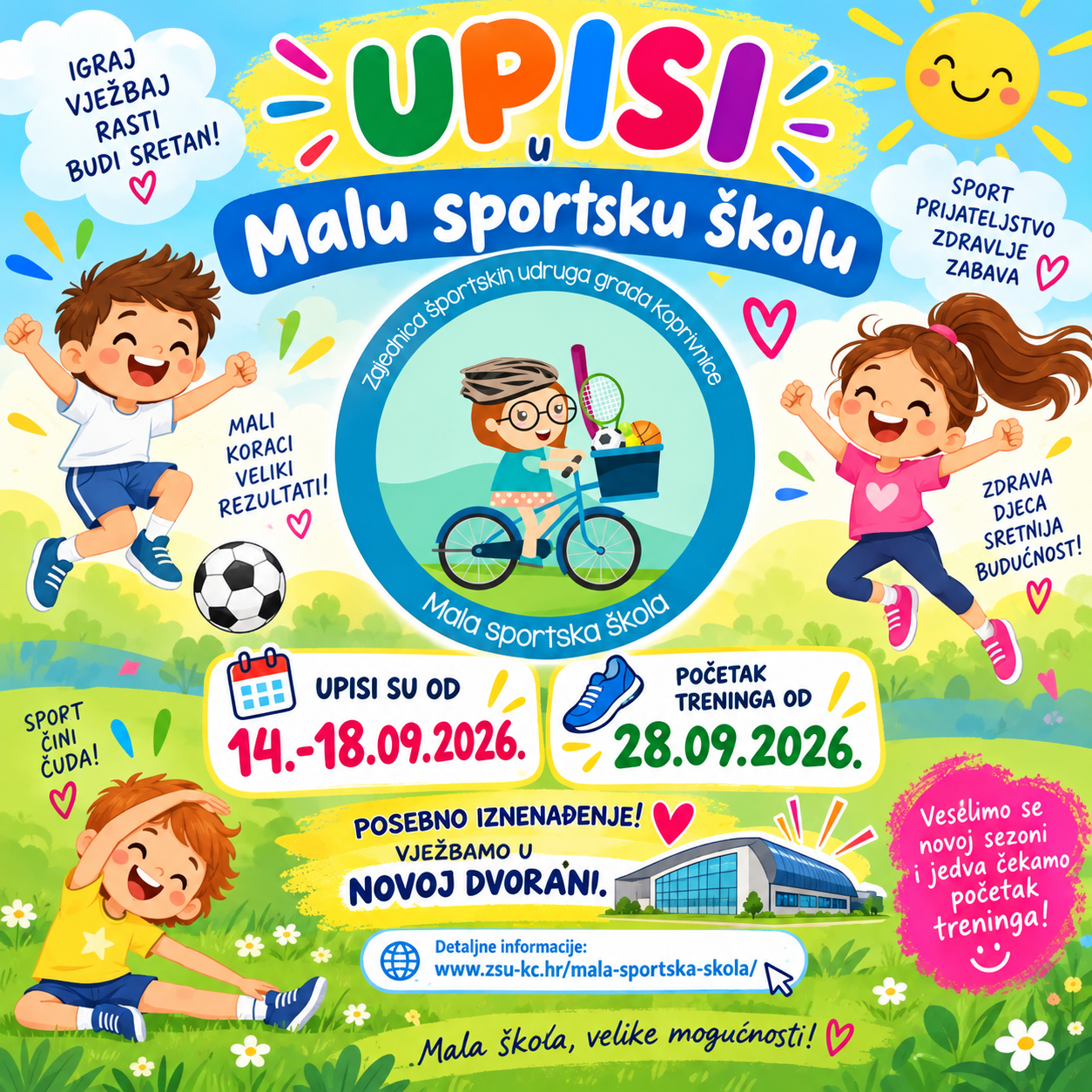 Upisi u Malu sportsku školu 2026./2027.